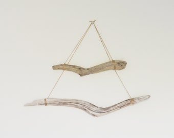 Driftwood Hanger 2 Piece (40cm) - Small Driftwood - Jewellery Hanger - Driftwood Art - Driftwood Decor - Driftwood Branch - Unique Driftwood