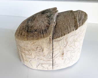 Driftwood Sculpture - Driftwood Art - Unique Driftwood Decor - Natural Art - Home Decor - Driftwood Stump  - Light Driftwood - Unique Wood