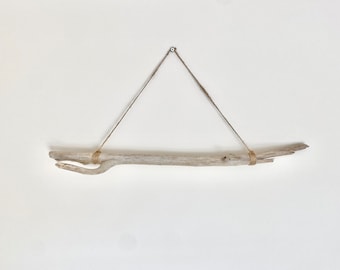 Driftwood Art (62cm) - Driftwood Hanger - Macramé Hanger - Driftwood Decor - Driftwood Piece - Driftwood Branch - Jewellery Hanger