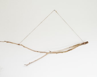 Driftwood Hanger (91cm) - Driftwood Art - Driftwood Decor - Hanging Driftwood - Driftwood Jewellery Hanger - Natural Wood - Driftwood Branch