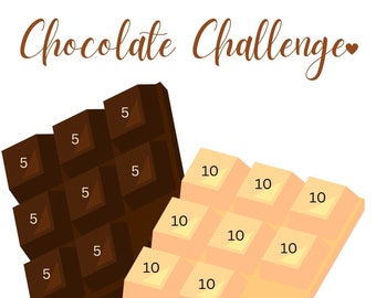 Défi d'épargne sur les barres de chocolat