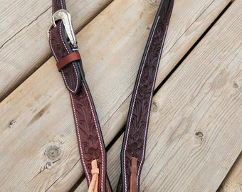 Belt Style Split Ear Headstall- Midnight Runner