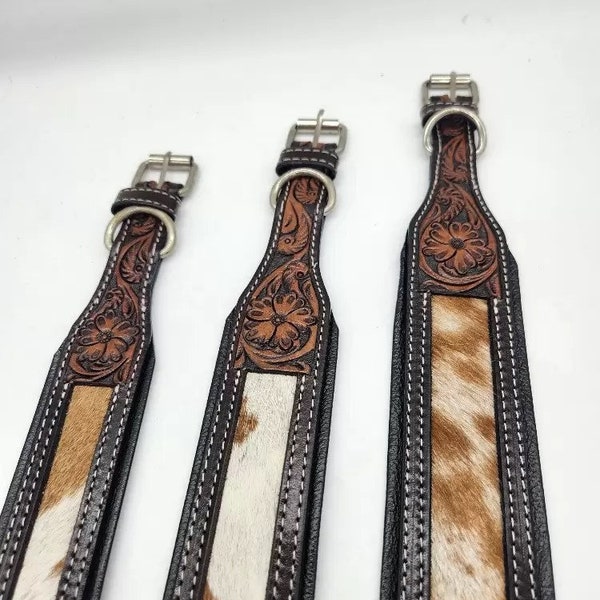 Leather Dog Collar- Cowhide