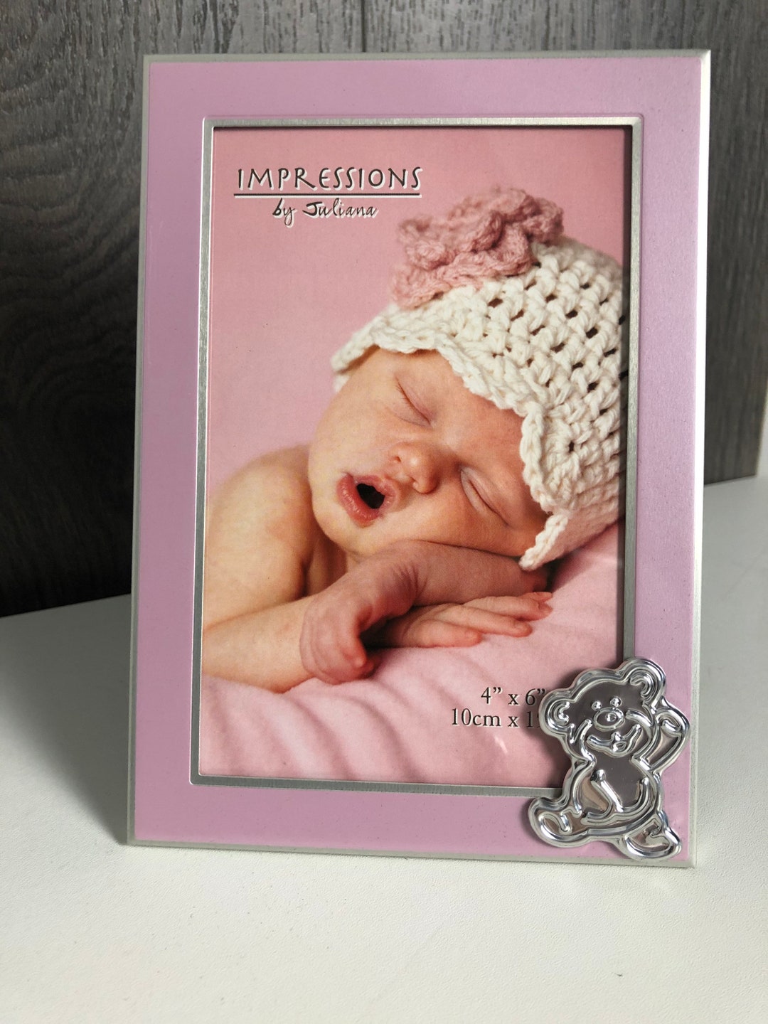 Photo Frame L 4 X 6 Baby Girl Photo Frame Newborn Frame Baby Shower