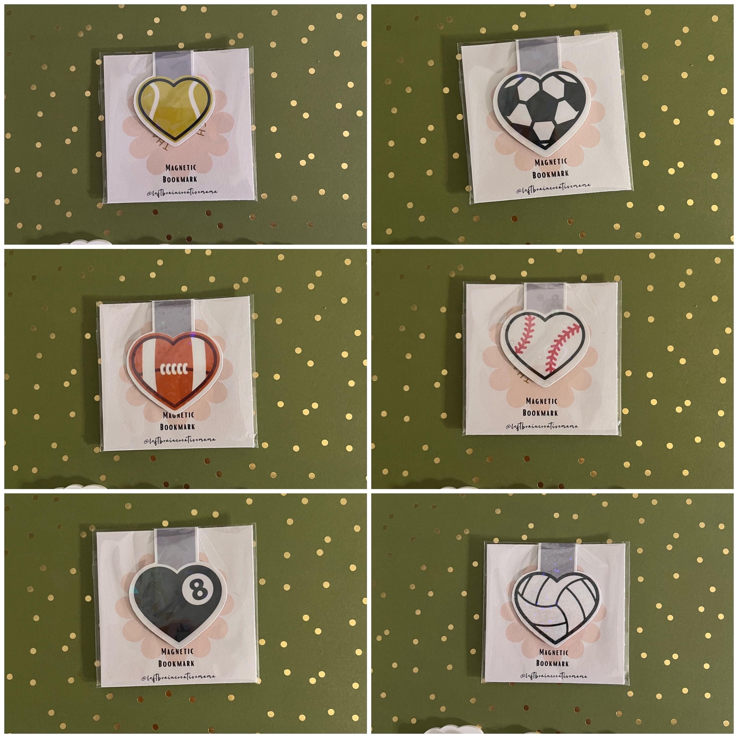 Sports Balls Magnetic bookmarks