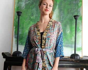 ZAZO Luxury Robes for Women Kimono Dressing Gowns for Women Long Kimono Robes Long Bridesmaid Robes Luxury Unique Piece