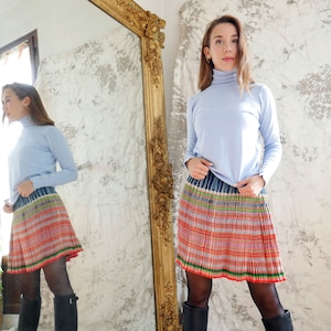 AUTHENTIC textile skirt Hmong hemp cotton, unique piece rare old vintage fabric