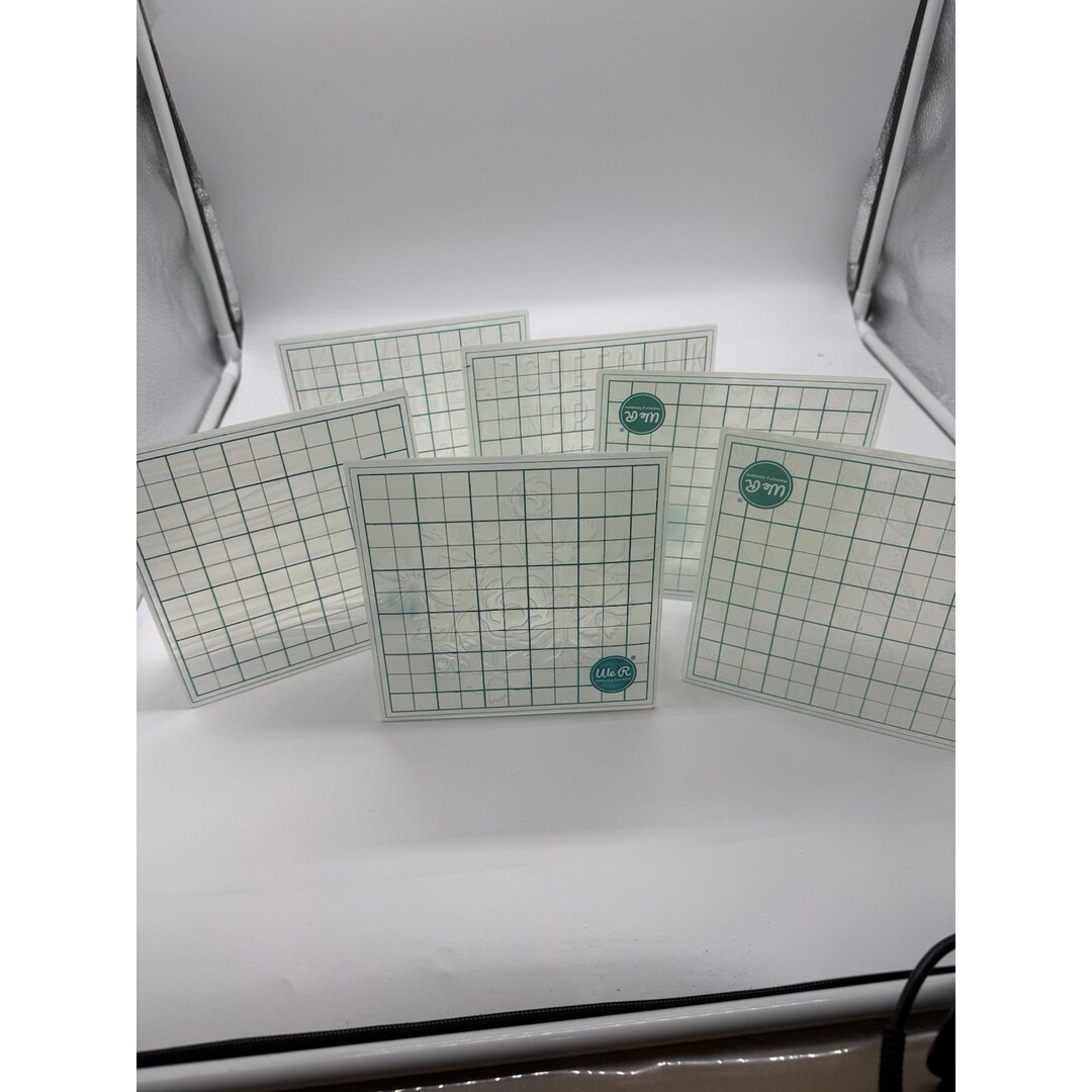 We R Memory Keepers Lot of Six 6 by 6 Embossing Folders Preowned - Etsy
