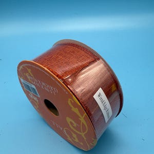 Höstrosttrådigt band, 3,8 cm x 9,5 m, krans- och hantverksmaterial