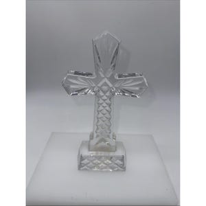 Waterford Crystal Standing Cross - Etsy
