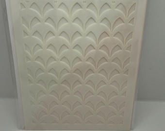 Pinkfresh Studio "Geo Arch" stencilset voor lagen: 3 stuks #154622. GEPENSIONEERD, NIEUW in originele verpakking.