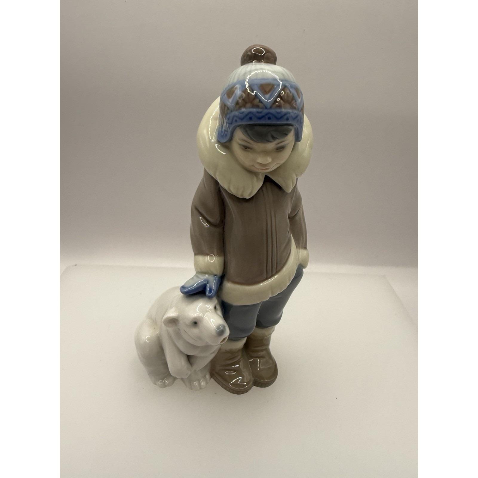 Lladro Polar Bear and Eskimo - Etsy