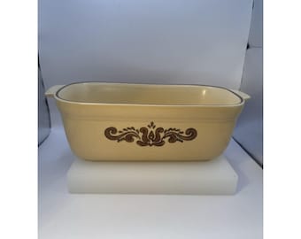 Vintage Pfaltzgraff Village Stoneware 2 Quart Loaf pan Retired & Rare VG #235