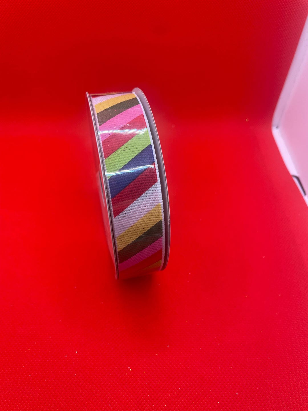 Holiday Primary Colors Ribbon, Rainbow Ribbon 7/8 X 24', Crafting ...