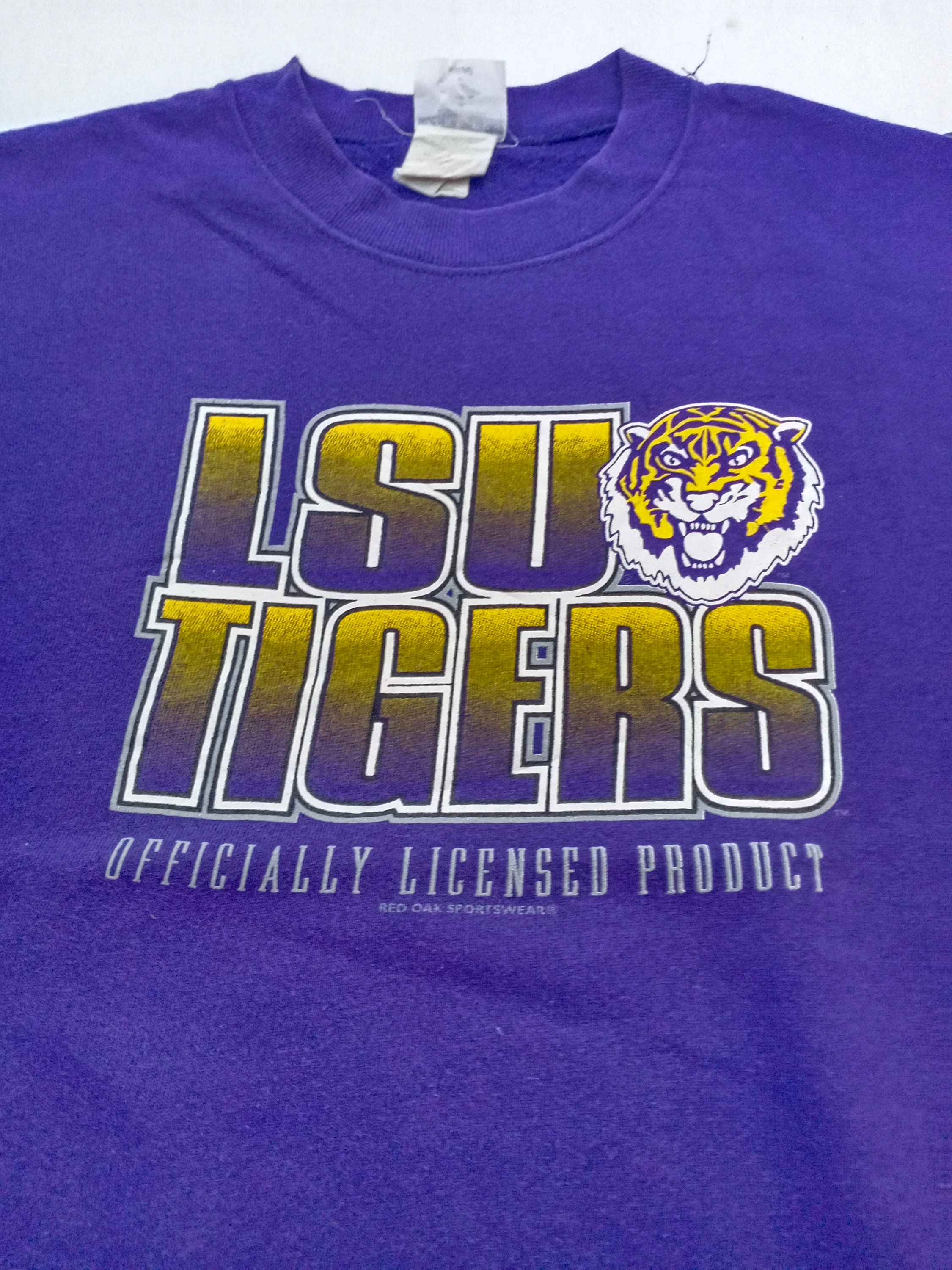 Vintage LSU Tigers Baseball Sweatshirt Etsy UK