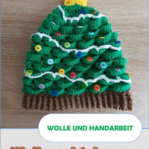 Christmas tree hat instructions