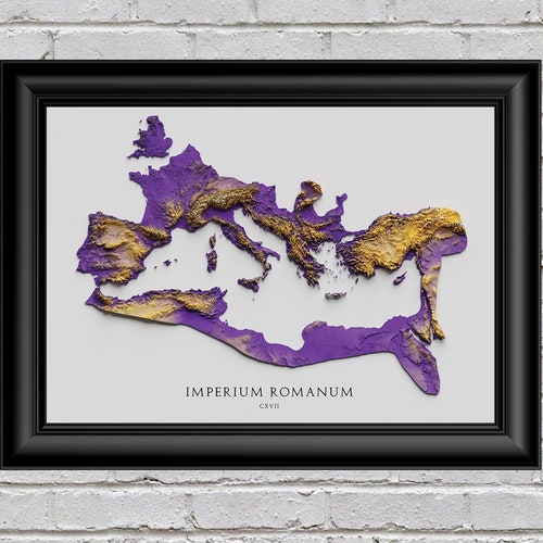Map of the Roman Empire Print Poster - Etsy