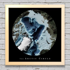 Le cercle polaire arctique | Décoration imprimable