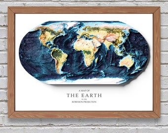 A Map of the Earth | Printable Decor
