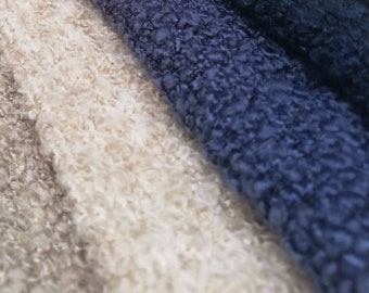 Solid Color Boucle Upholstery Fabric By The Yard