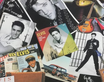 picture Elvis Presley Material etsy