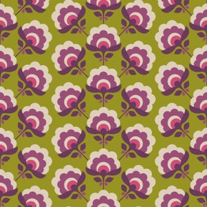 9 | 40&#39;s 50&#39;s 60&#39;s Retro Colorful Flowers Fabric by The Yard | Vintage Decor | Polyester | Furniture Upholstery Fabric | Drapery 55&#39;&#39; wide