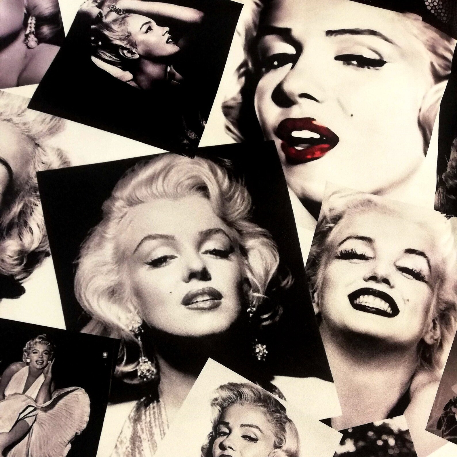 9 Marilyn Monroe Fabric by the Yard Old Movie Print Fabric Etsy