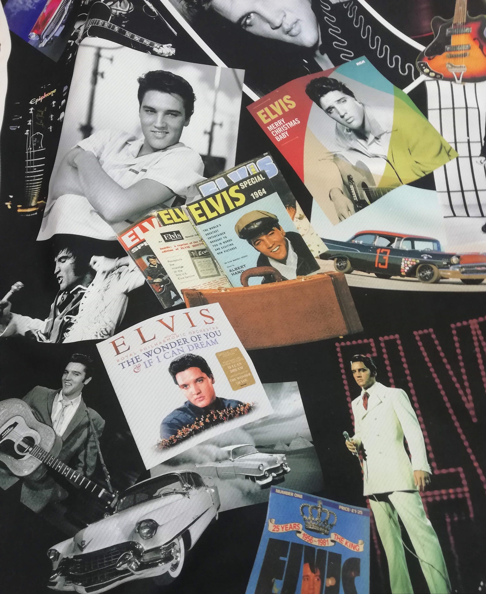 Elvis Presley Fabric by the Yard Printed Fabric Upholstery Etsy