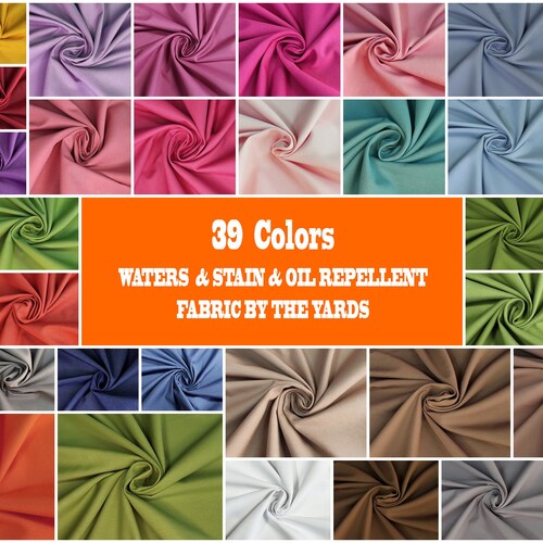 Waterproof Canvas Outdoor Fabric by the Yard 60 WIDE Etsy