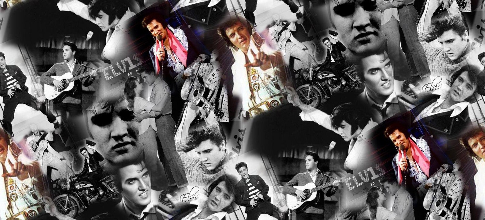 Elvis Presley Fabric by the Yard Printed Fabric Upholstery Etsy