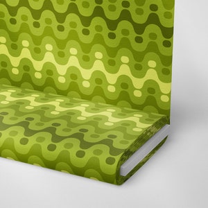 Nr.31 | 1950's 1960's Retro Bunt Geometrische Stoff Meterware | Vintage Stoff | Polyester Stoff | Druckstoff | Nähstoff | Vorhang