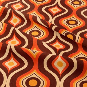 Retro groove fabric 1960 s retro geometric fabrics vintage fabric