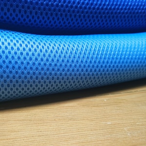 Turquoise Diamond Mesh Stretch Polyester Fabric by the Yards Big Hole 0.5&#39;&#39; Spandex Fishnet Fabric Wide 58&#39;&#39; Air File Fabric 19 Different