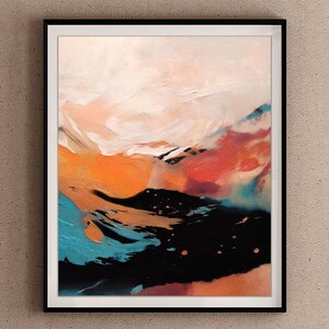 Abstract Wall Art | Instant Digital Download Printable Wall Art | Modern Colorful Wall Art