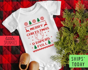 payatek Ok But First Present Baby Bodysuits Baby Shirt Funny Christmas Shirt for Kids 