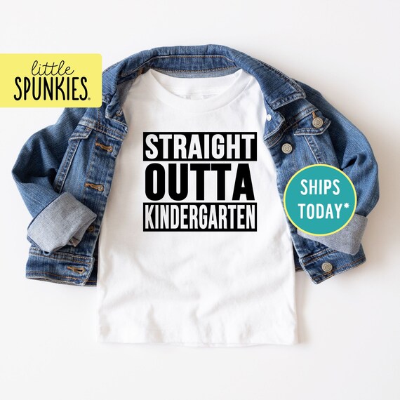 Straight Outta Kindergarten T-Shirt Funny Graduation Gift Straight Outta Kindergarten T-Shirt Funny Graduation Gift