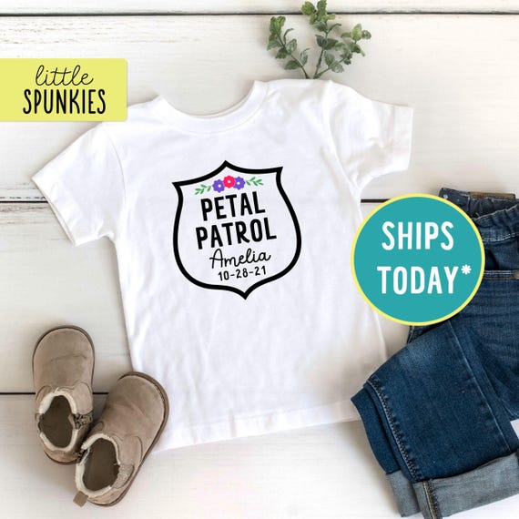 Petal Patrol Shirt Flower Girl Wedding T-Shirt Petal Patrol Shirt Flower Girl Wedding T-Shirt