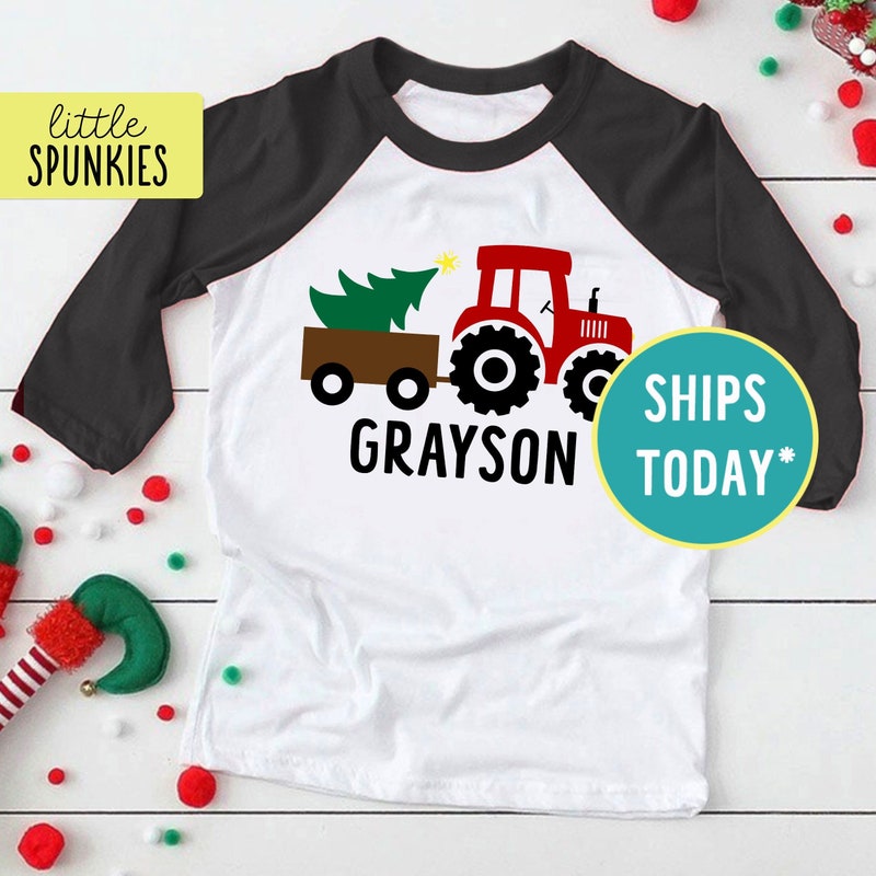 Checkered Christmas Shirt for Boys main image 1
