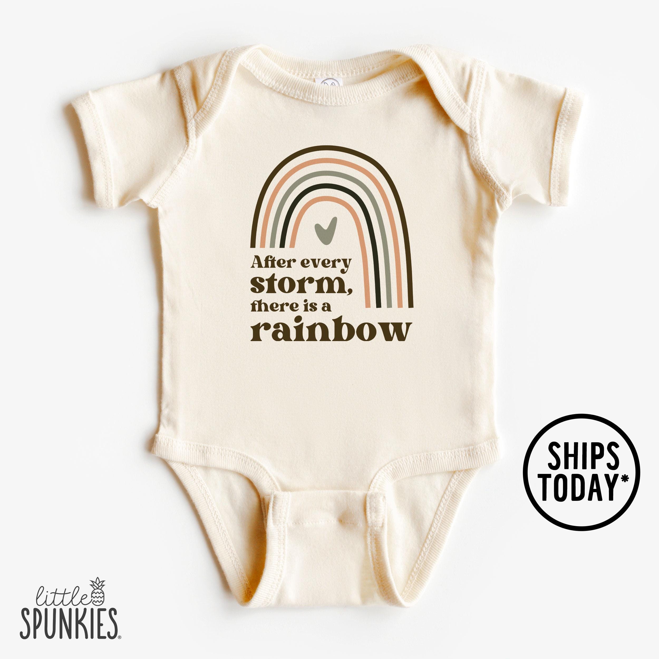 Rainbow Baby Bodysuit - 'After Every Storm There Is A Rainbow' Onesie