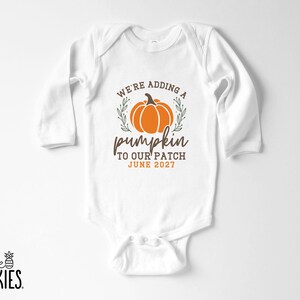 We're Adding a Pumpkin to Our Patch Onesies® Brand: Fall Themed Pregnancy Reveal - FL6644