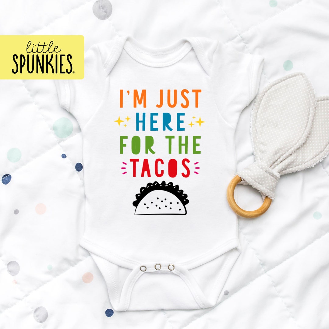 I'm Just Here for the Tacos Onesie® Cinco De Mayo Outfit - Etsy