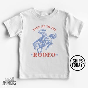 Country Rodeo Shirts, Take Me to the Rodeo T-Shirt, Cowboy Graphic Tee for Kids - BBL28221