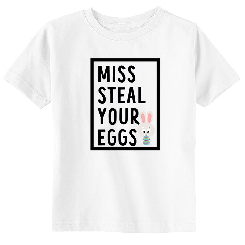 Miss Steal Your Eggs Onesie® Cute Baby Girl Easter Outfit Etsy