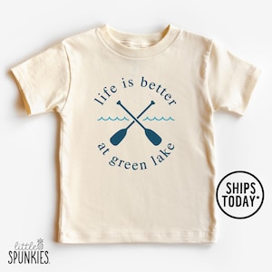 Life is Better at the Lake Personalized Shirt: Summer Graphic Tee - YL25919
