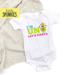 I&#39;m Uno Let&#39;s Fiesta Onesies® Brand, Cinco De Mayo Birthday Outfit, Mexican Themed Party Baby Bodysuit