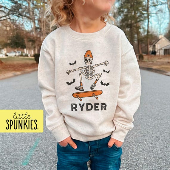 Skateboard skeleton sweatshirt sale