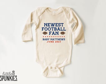 Football Pregnancy Announcement: Newest Football Fan Onesies® Brand - OL15850