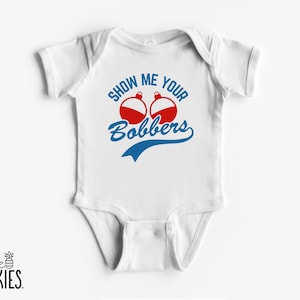 Show Me Your Bobbers Onesies® Brand: Funny Fishing Baby Bodysuit - YL25946