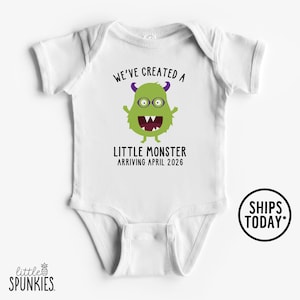 Halloween Pregnancy Announcement: We've Created a Little Monster Onesies® Brand - GL7978