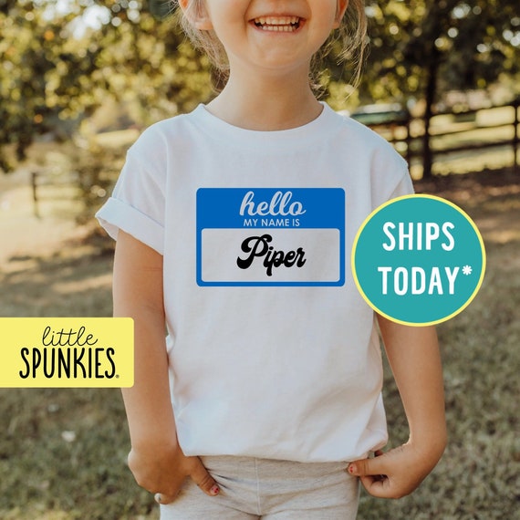 Custom T-Shirt - Hello My Name Is Custom T-Shirt - Hello My Name Is